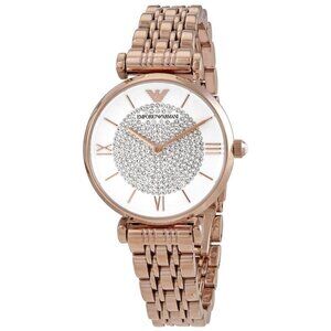 FX03530B NWT Emporio Armani Fashion Ladies Quartz Steel Authentic Watch